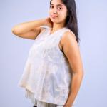 Cleomara Ivory Top