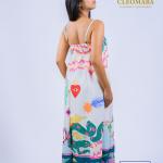 Cleomara Ocean Whisper Maxi Dress