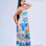 Cleomara Ocean Whisper Maxi Dress
